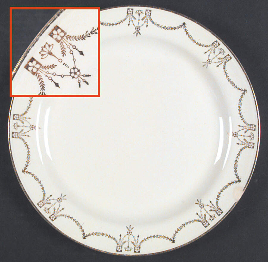 HLC2102 Luncheon Plate by Homer Laughlin -1