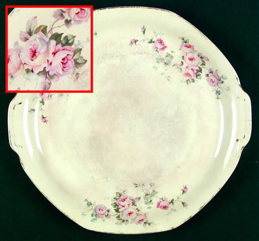 HLC2110 Handled Cake Plate by Homer Laughlin -1