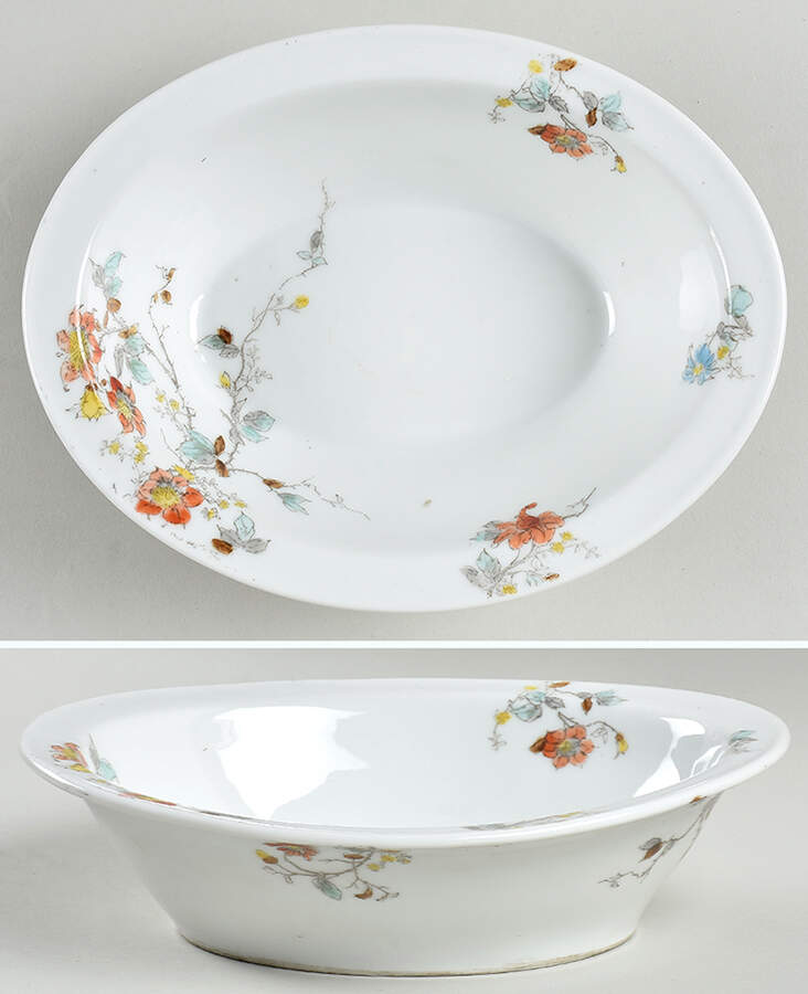 H1552 8" Oval Vegetable Bowl by Haviland-1