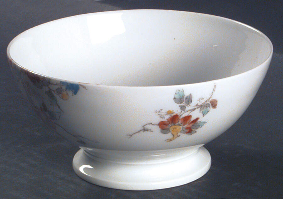 H1552 Cranberry Bowl by Haviland-1