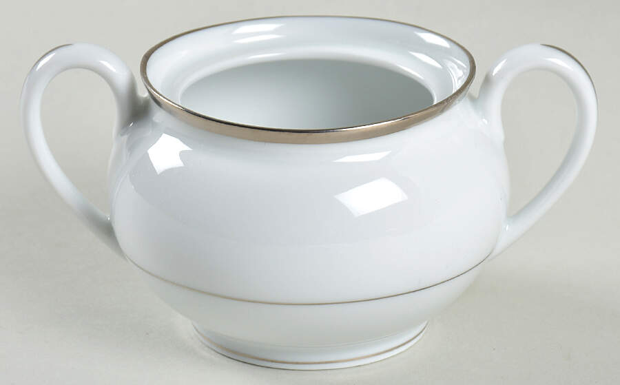 Orsay Platine Mini Sugar Bowl No Lid by Haviland-1