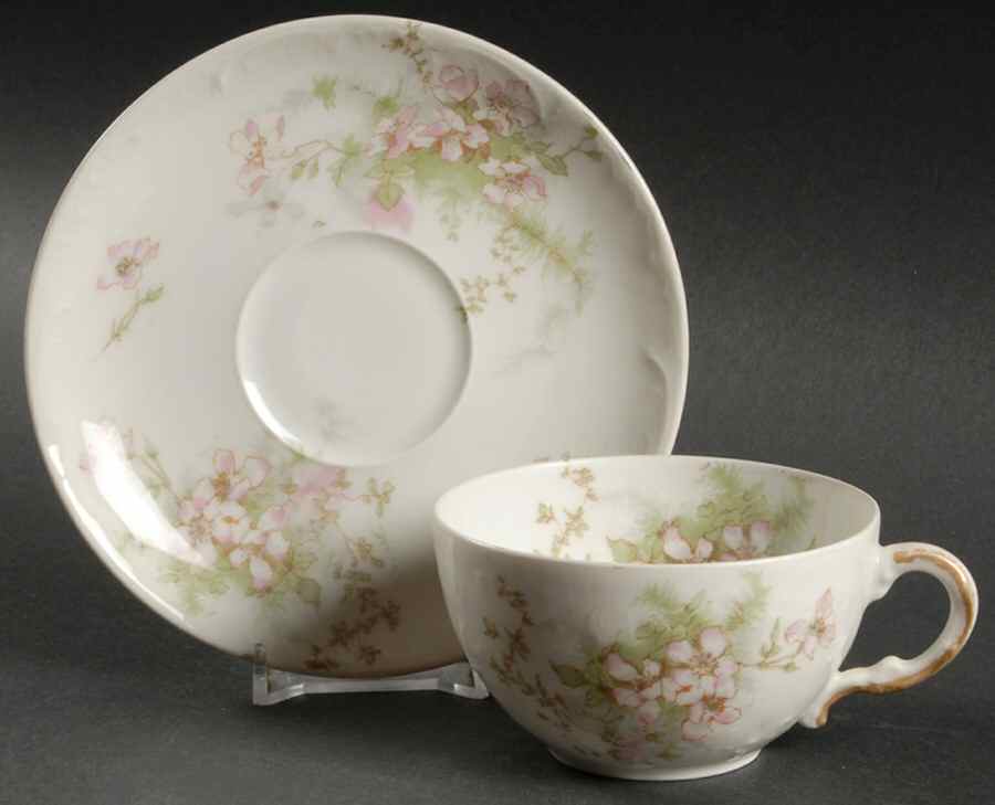 Schleiger 146-1 Flat Cup & Saucer Set by Haviland-1