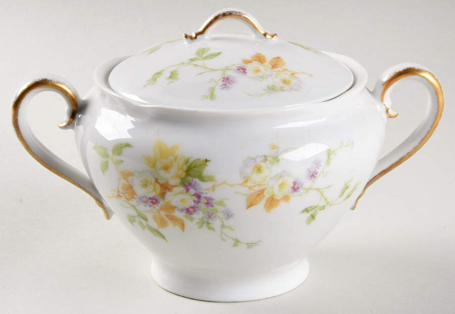 H1567 Sugar Bowl & Lid by Haviland-1