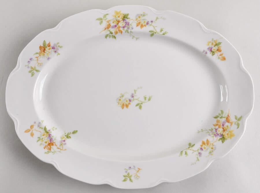 H1567 16" Oval Serving Platter by Haviland-1
