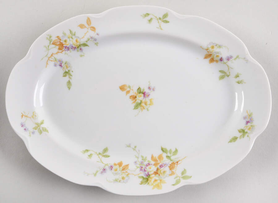 H1567 11" Oval Serving Platter by Haviland-1