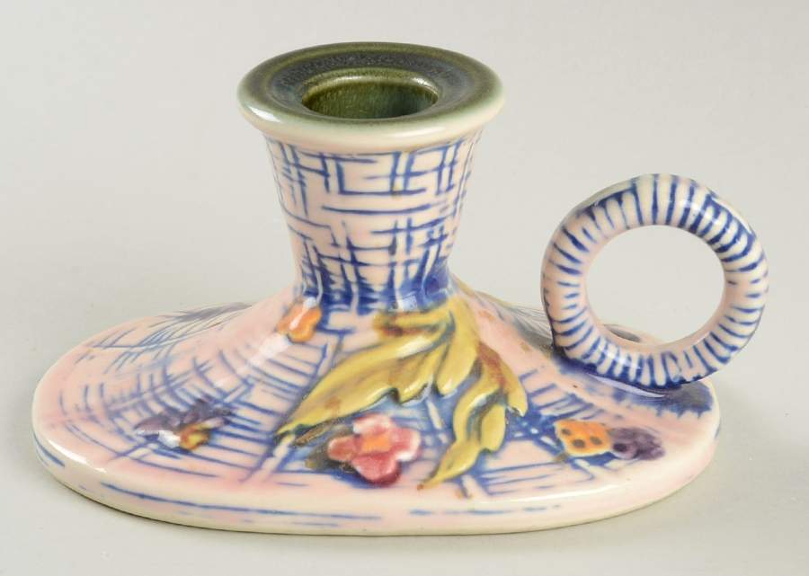 Blossom Flite Handled Candleholder by Hull-1