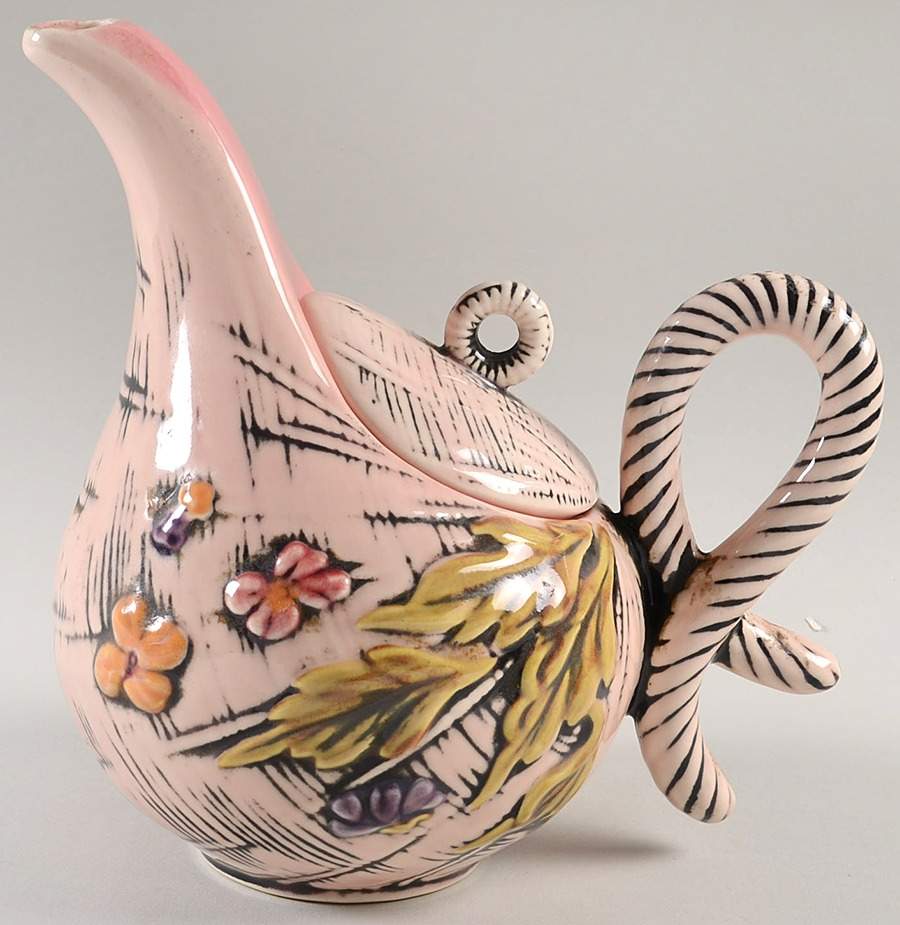 Blossom Flite Teapot & Lid by Hull-1