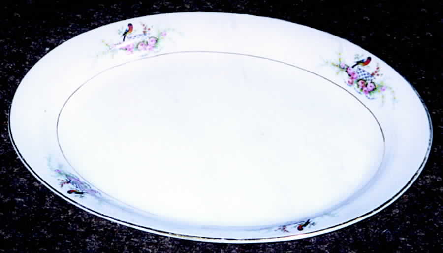 E6904 11" Oval Serving Platter by Homer Laughlin -1