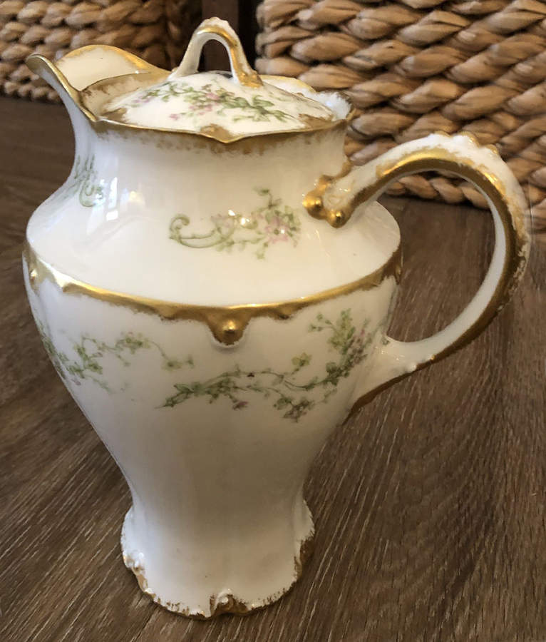 Schleiger 1024-2 Chocolate Pot & Lid by Haviland-1