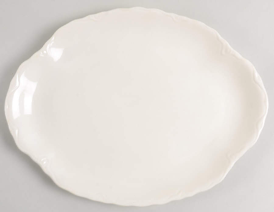 Republic (Also A Shape) 11" Oval Serving Platter by Homer Laughlin -1
