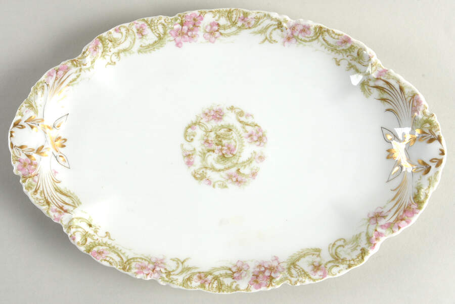 H1593 11" Oval Serving Platter by Haviland-1