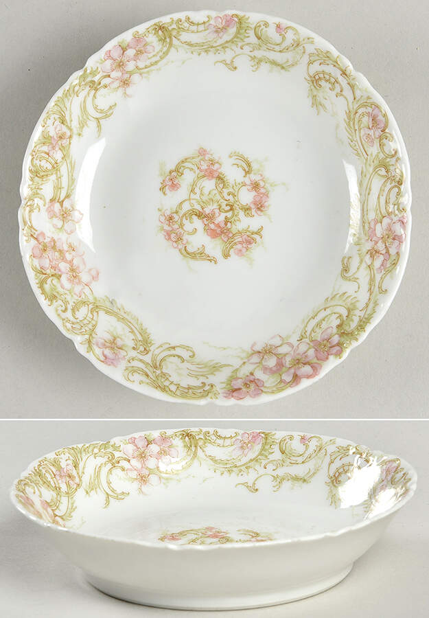 H1593 Fruit/Dessert (Sauce) Bowl by Haviland-1