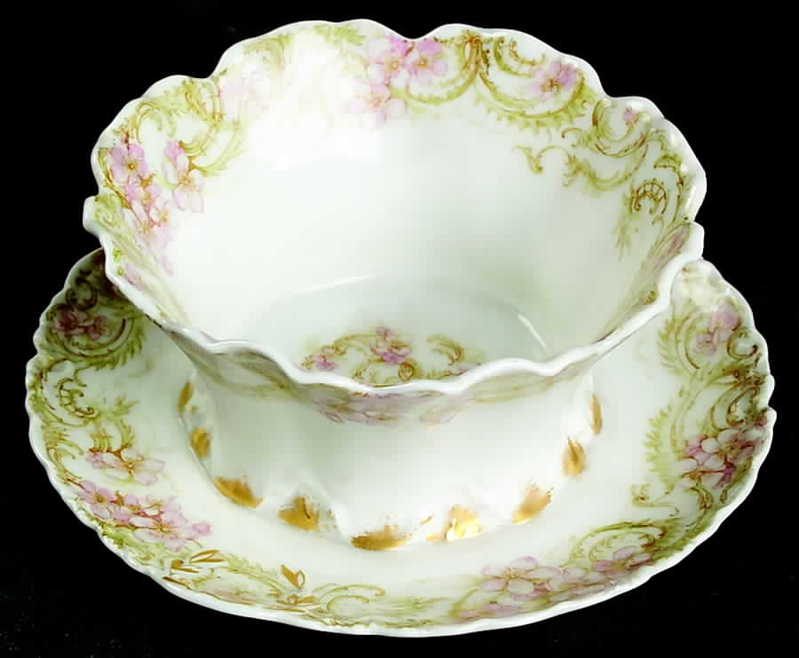 H1593 Mayonnaise with Attached Underplate by Haviland-1