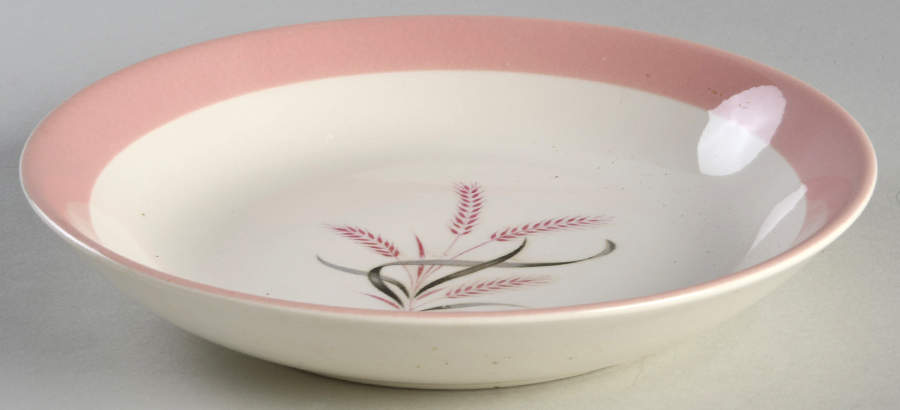 Pink Radiance Coupe Soup Bowl by Homer Laughlin -1