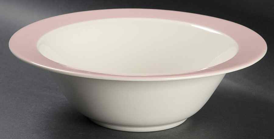 Pink Radiance 9" Round Vegetable Bowl by Homer Laughlin -1