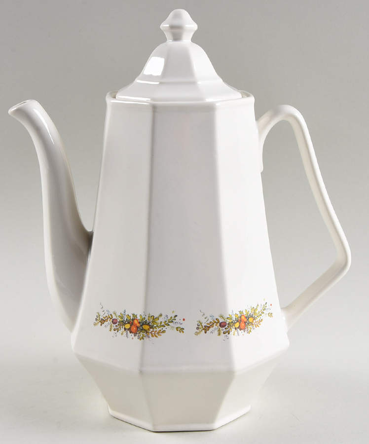 All Seasons Coffee Pot & Lid by Homer Laughlin -1