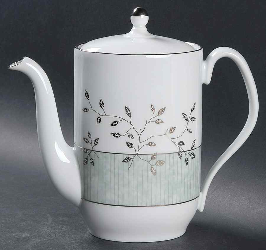 Matin De Jade Coffee Pot & Lid by Haviland-1