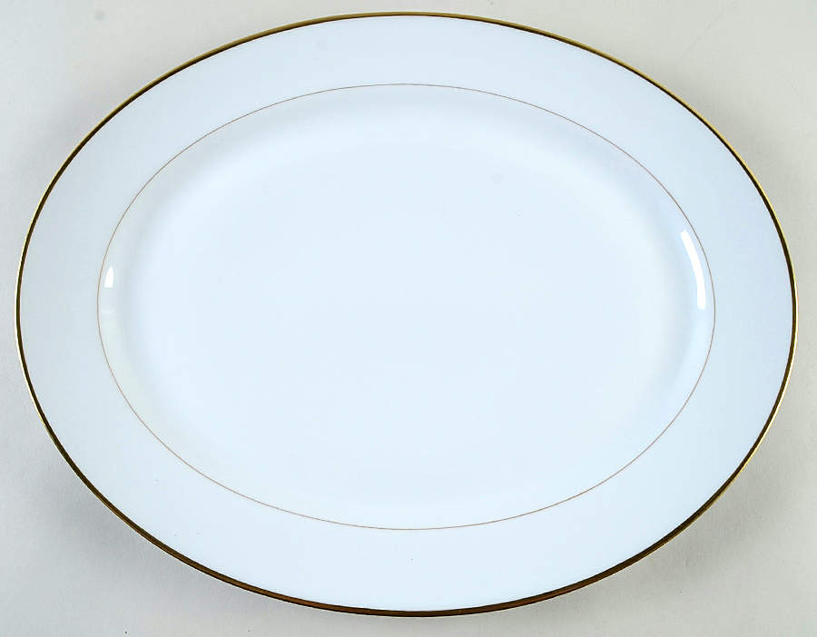 Orsay Gold 15" Oval Serving Platter by Haviland-1