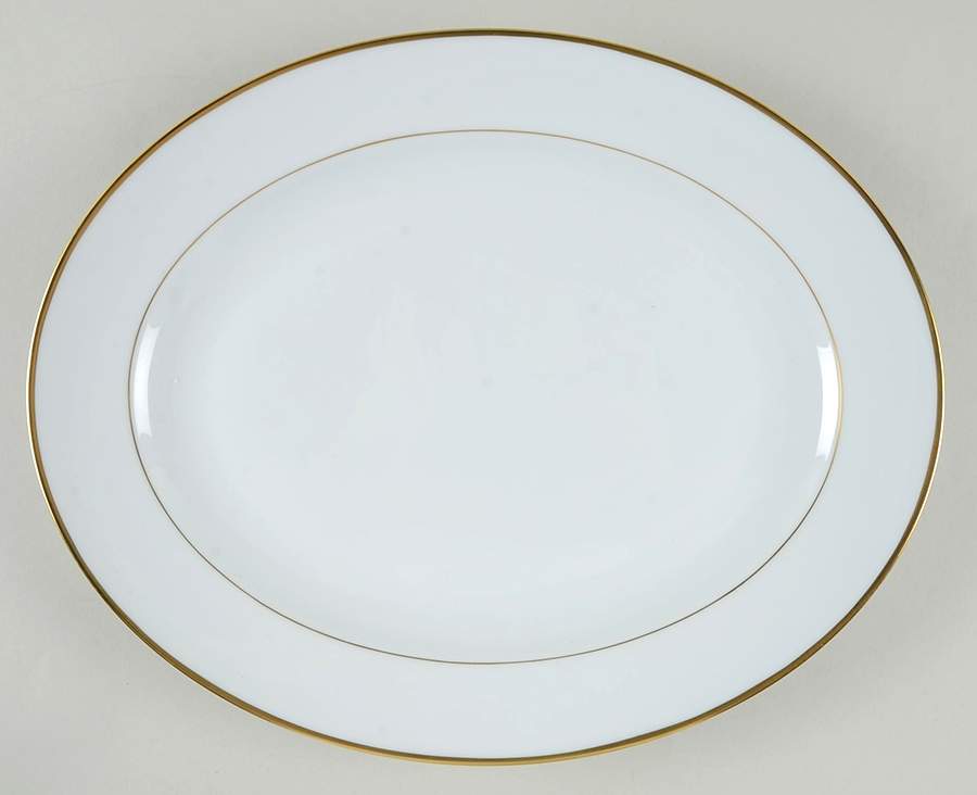 Orsay Gold 13" Oval Serving Platter by Haviland-1