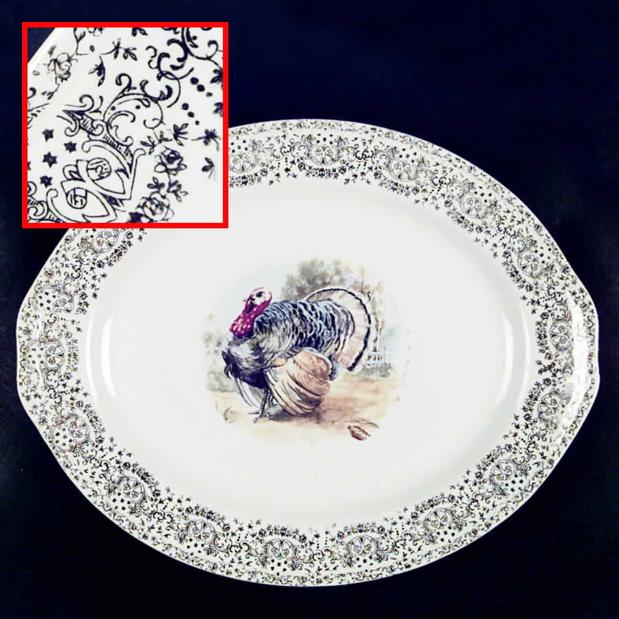HLC2135 13" Oval Serving Platter by Homer Laughlin -1