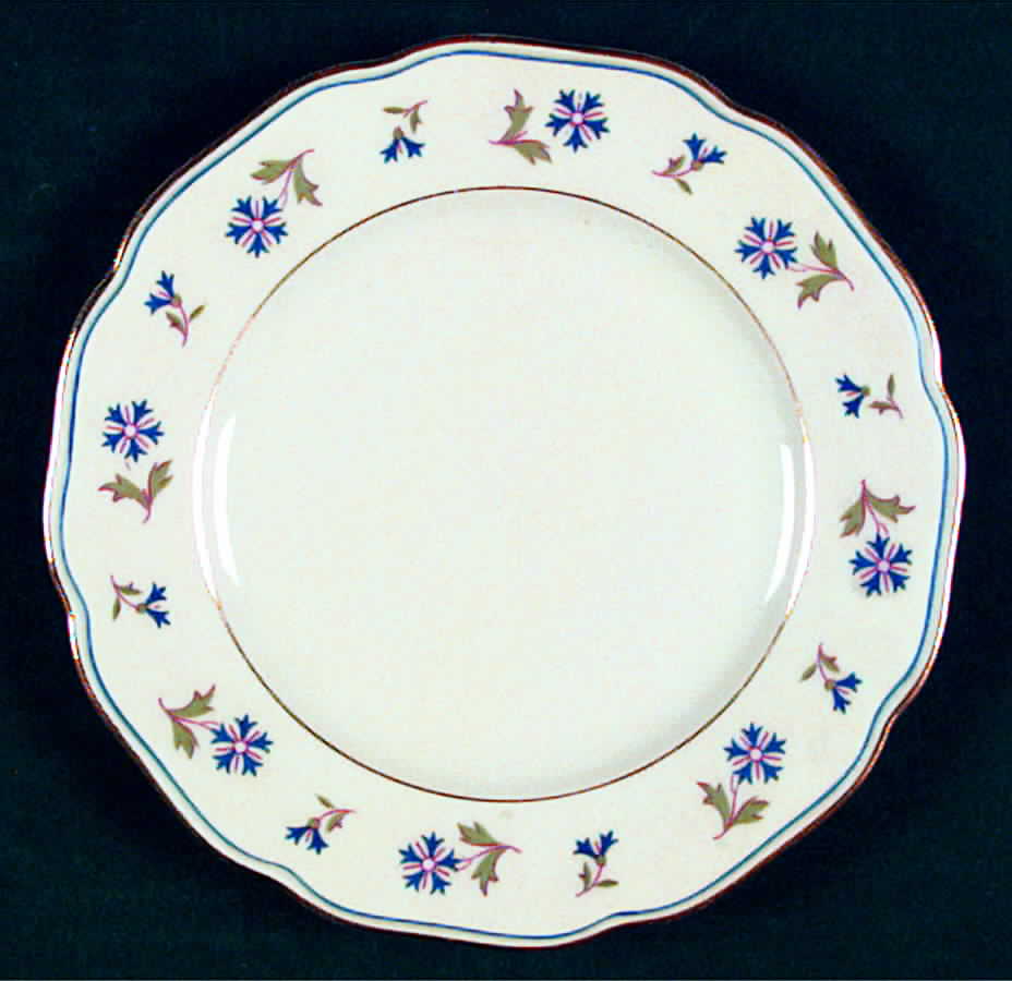 Batchelor's Button Bread & Butter Plate by Haas-Czjzek Coronado-1