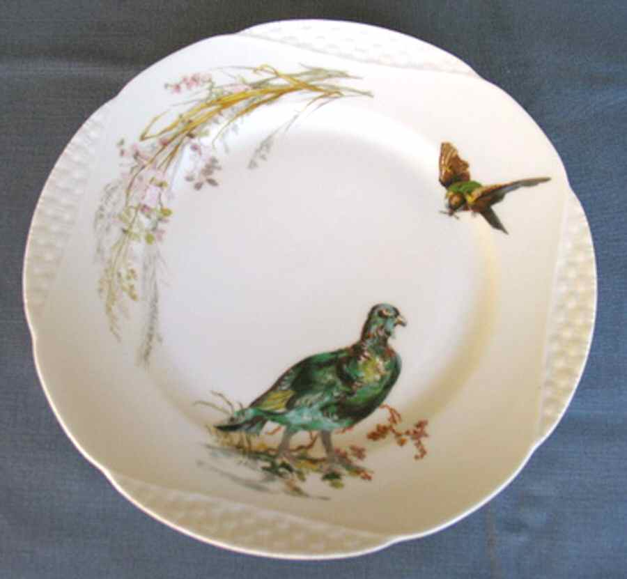 Meadow Visitors (Blank 211) Dinner Plate by Haviland-1