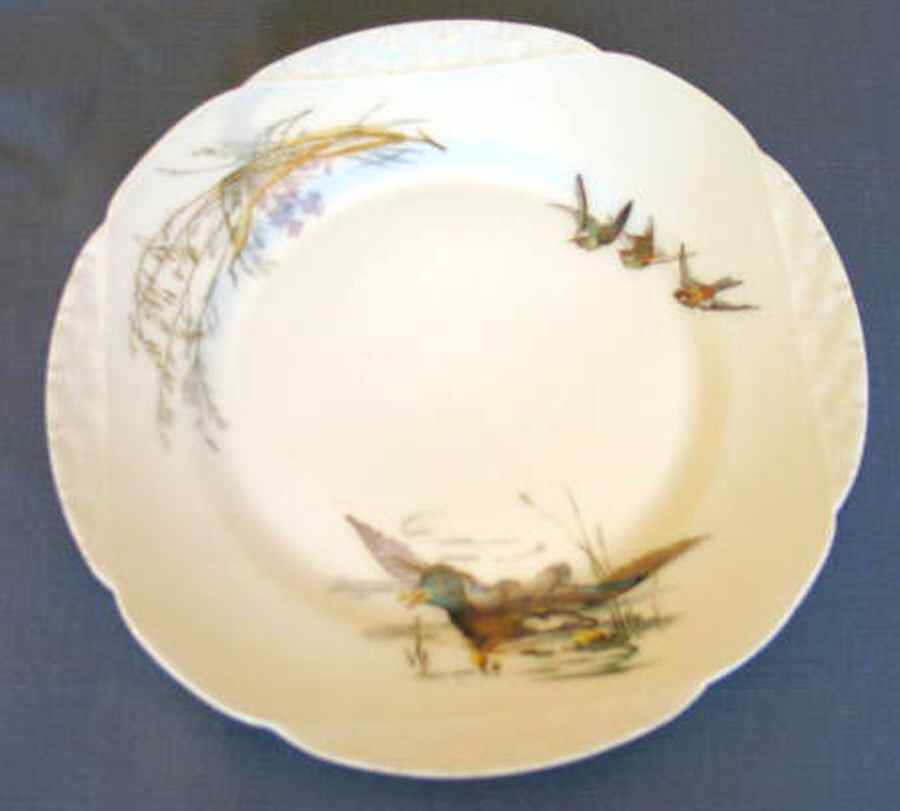 Meadow Visitors (Blank 211) Dinner Plate by Haviland-1