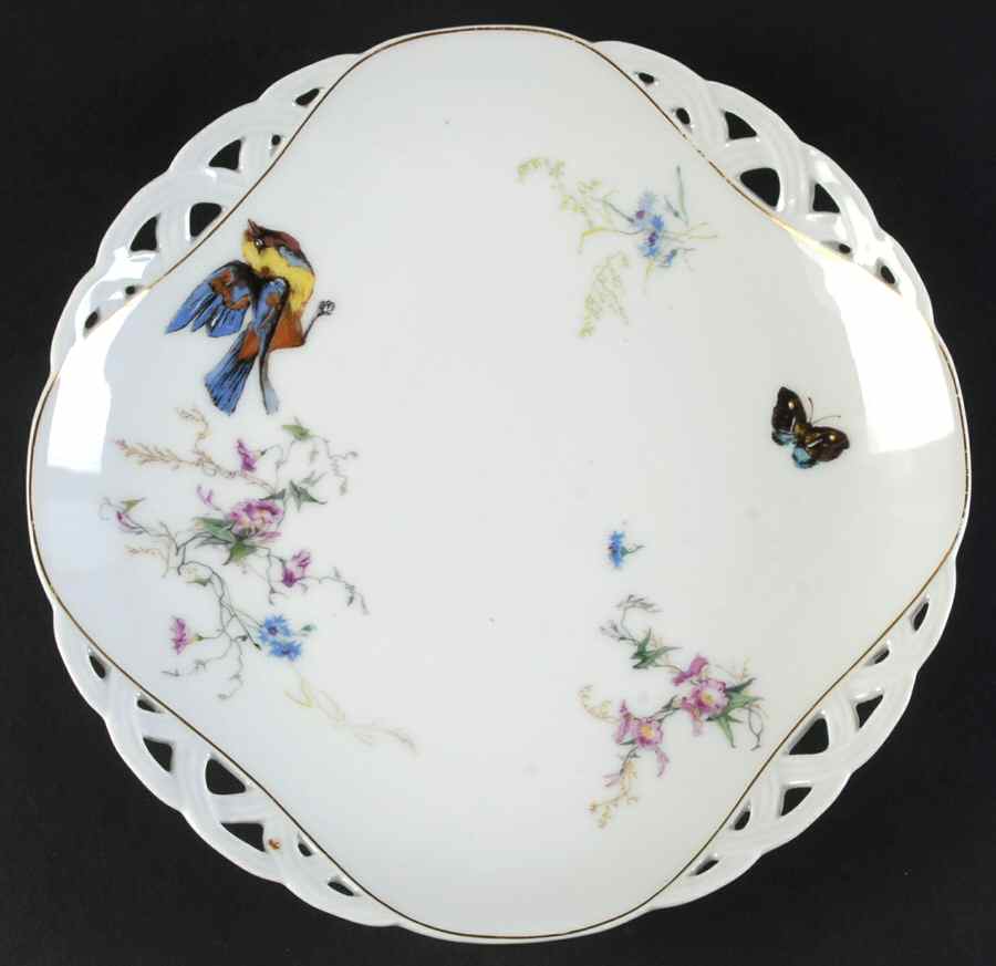 Meadow Visitors (Blank 211) Cookie Plate by Haviland-1