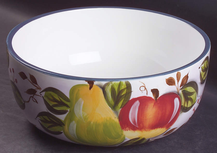 Black Forest Fruits 10" Mixing Bowl by Heritage Mint-1