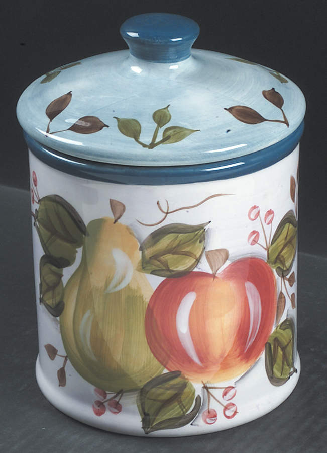Black Forest Fruits Large Canister & Lid by Heritage Mint-1