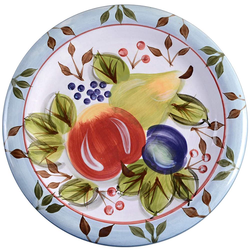 Black Forest Fruits Dinner Plate by Heritage Mint-1