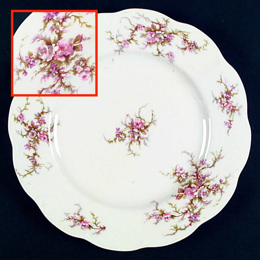 Rosalinde (New York, No Trim) Dinner Plate by Haviland-1