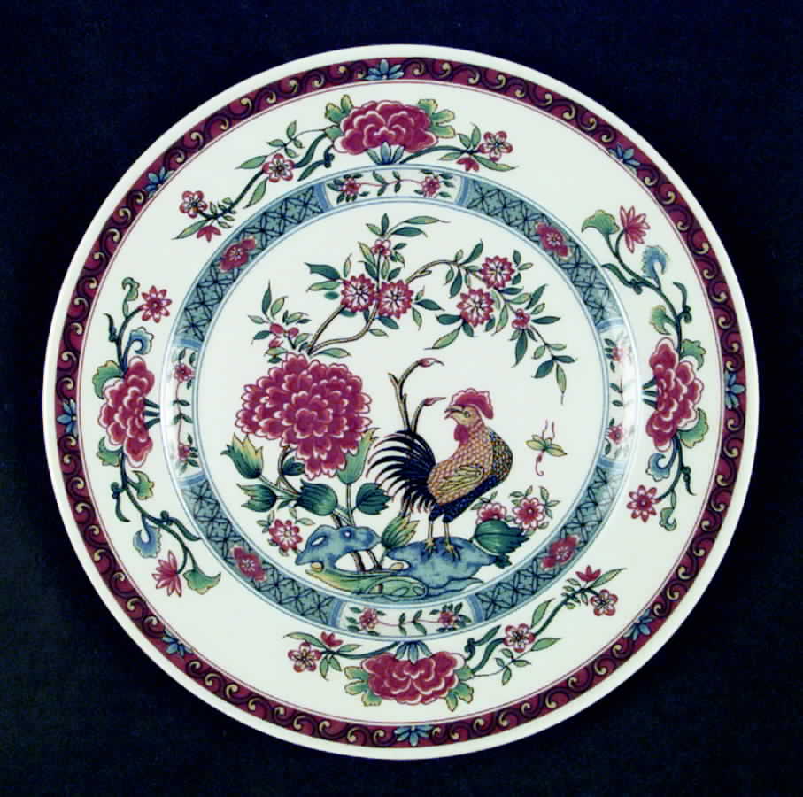 Au Coq Salad Plate by Haviland-1