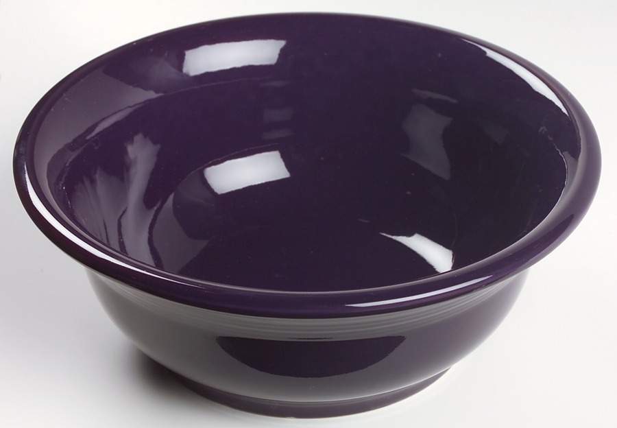 Fiesta Plum (Intro 2001) 9" Mixing Bowl by Homer Laughlin -1