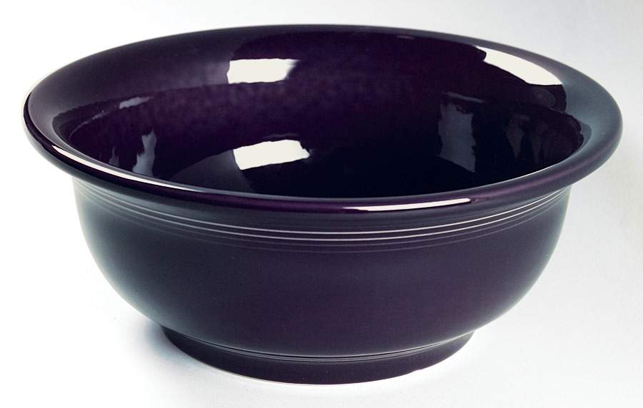 Fiesta Plum (Intro 2001) 8" Mixing Bowl by Homer Laughlin -1