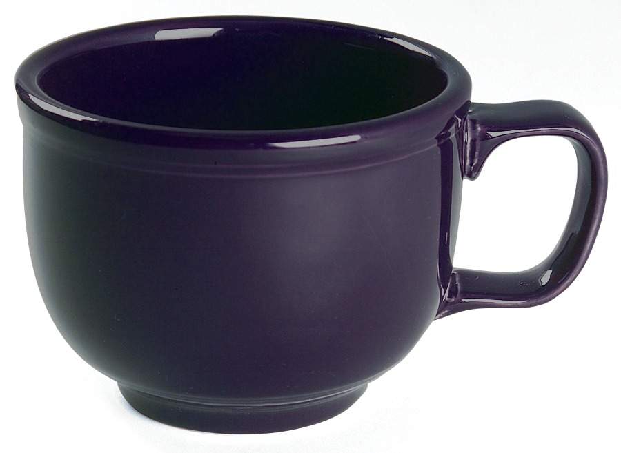 Fiesta Plum (Intro 2001) Jumbo Cup by Homer Laughlin -1