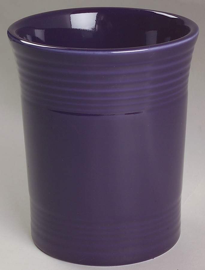 Fiesta Plum (Intro 2001) Utensil Holder by Homer Laughlin -1