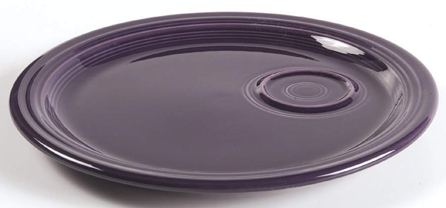 Fiesta Plum (Intro 2001) Snack Plate by Homer Laughlin -1