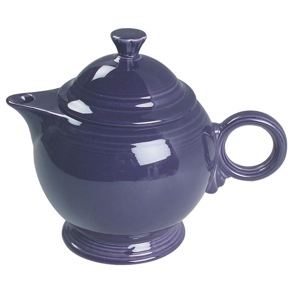 Fiesta Plum (Intro 2001) Teapot & Lid by Homer Laughlin -1