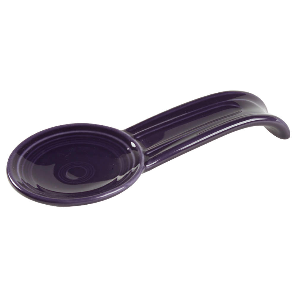 Fiesta Plum (Intro 2001) Spoon Rest/Holder (Holds 1 Spoon) by Homer Laughlin -1