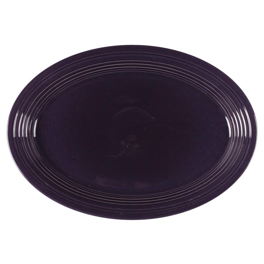 Fiesta Plum (Intro 2001) 13" Oval Serving Platter by Homer Laughlin -1