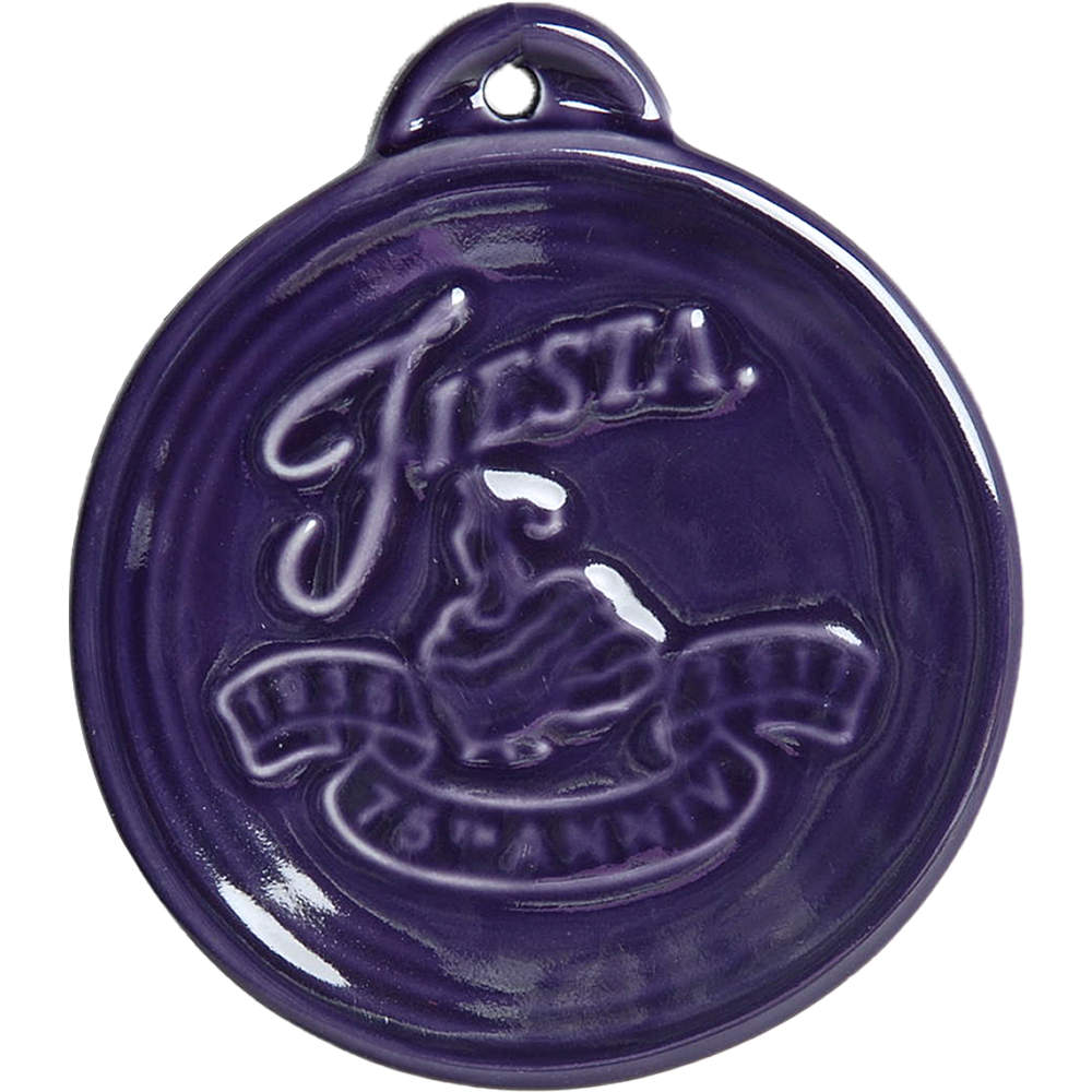Fiesta Plum (Intro 2001) 75th Anniversary Ornament by Homer Laughlin -1