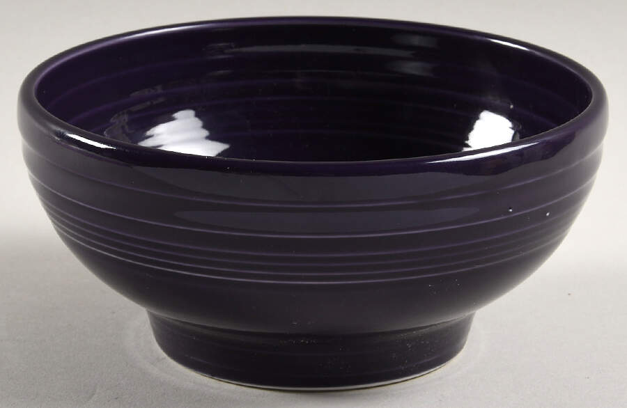 Fiesta Plum (Intro 2001) 6" Footed Bowl by Homer Laughlin -1