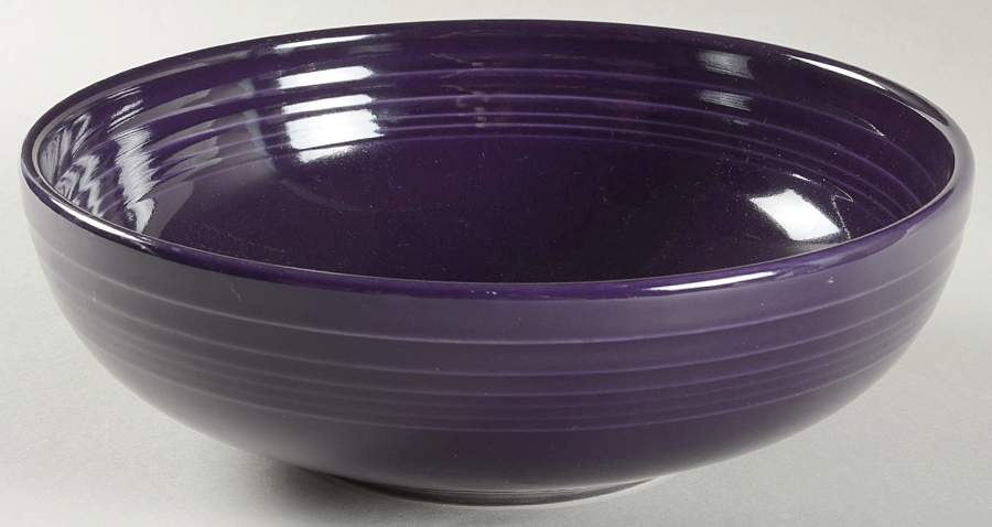 Fiesta Plum (Intro 2001) 9" Bistro Bowl by Homer Laughlin -1