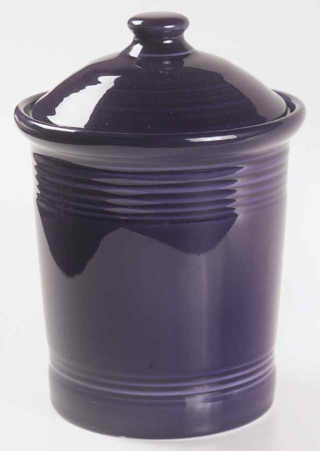 Fiesta Plum (Intro 2001) Small Canister & Lid by Homer Laughlin -1