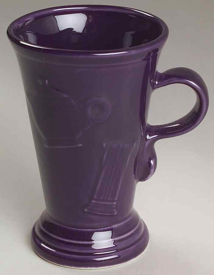 Fiesta Plum (Intro 2001) Pedestal Mug by Homer Laughlin -1