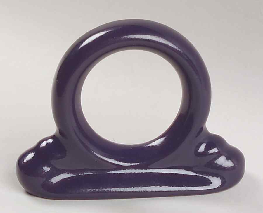Fiesta Plum (Intro 2001) Napkin Ring by Homer Laughlin -1