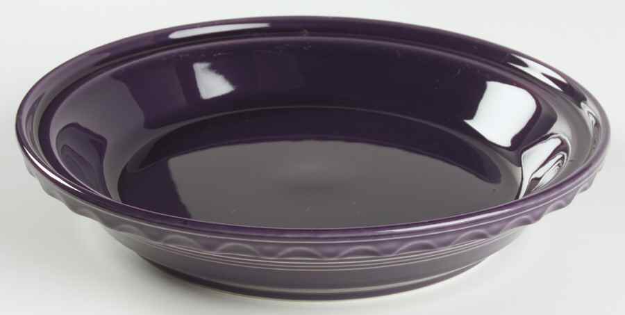 Fiesta Plum (Intro 2001) 10" Pie Baking Plate by Homer Laughlin -1