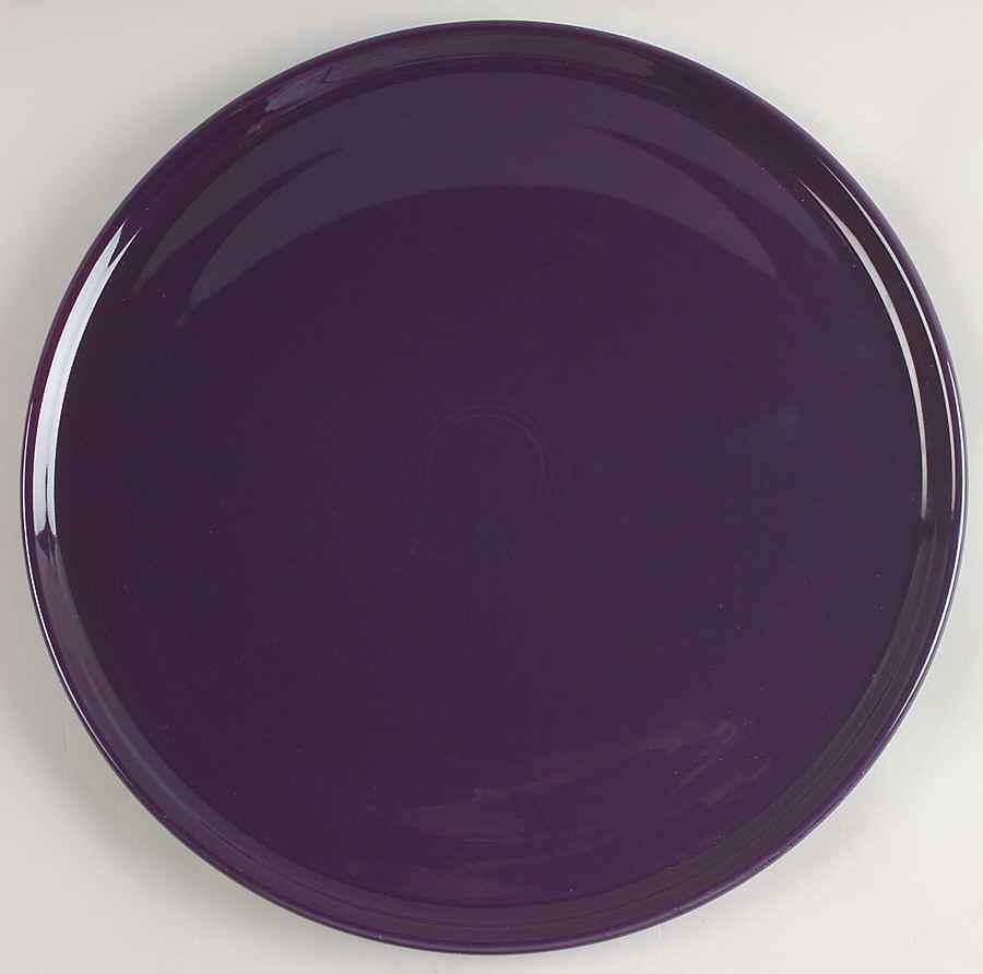 Fiesta Plum (Intro 2001) 12" Pizza Tray by Homer Laughlin -1
