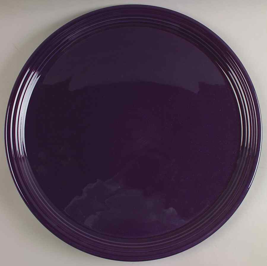 Fiesta Plum (Intro 2001) 15" Pizza Tray by Homer Laughlin -1